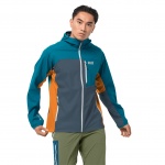 Jack Wolfskin Softshelljacke Eagle Peak II (winddicht, sehr wasserabweisend, PFC-frei) orionblau Herren